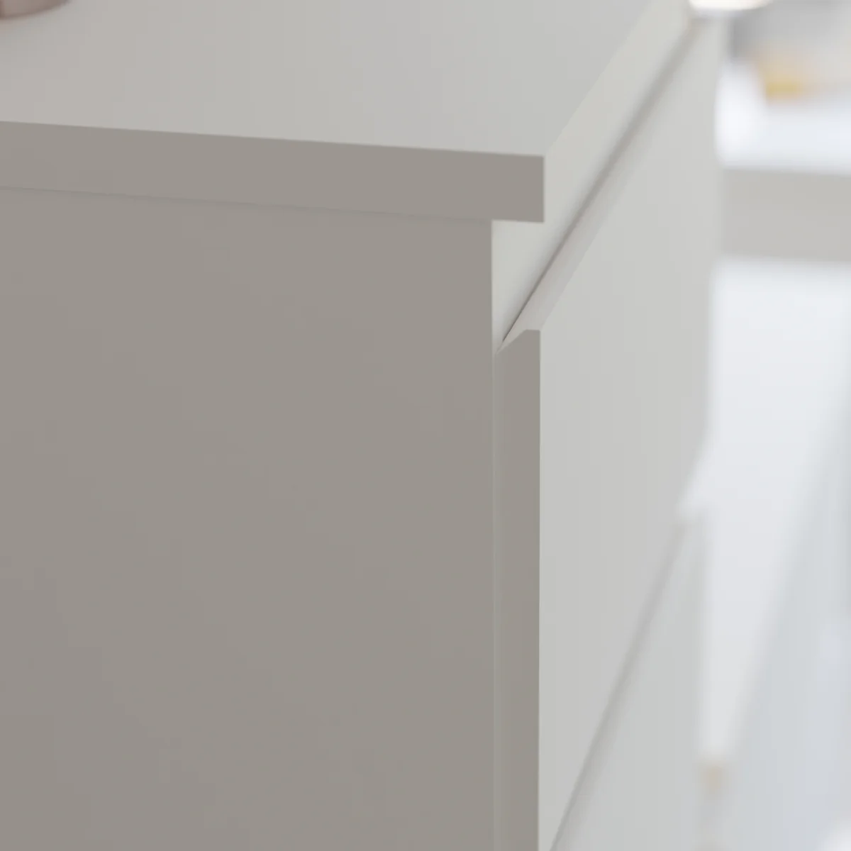 Edmore 2 Drawer Bedside - Light Grey – image 3