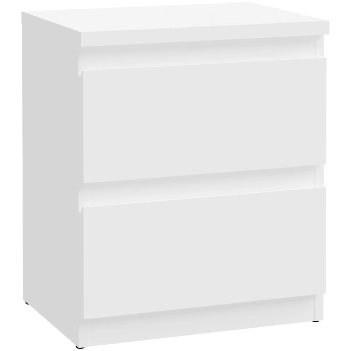 Edmore 2 Drawer Bedside - Light Grey – image 4