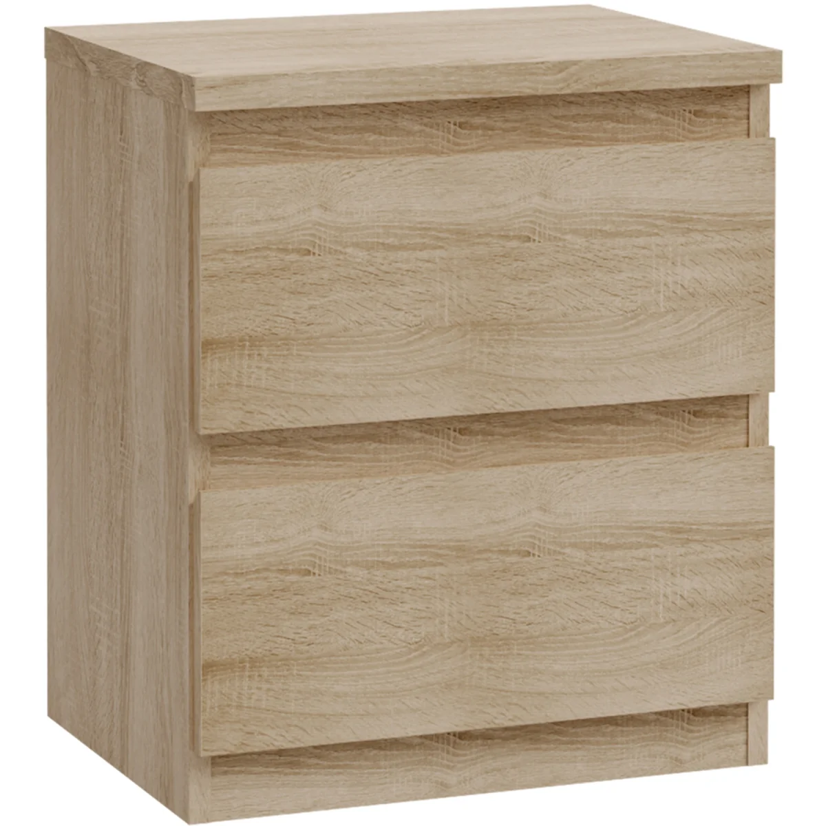 Edmore 2 Drawer Bedside - Light Grey – image 7