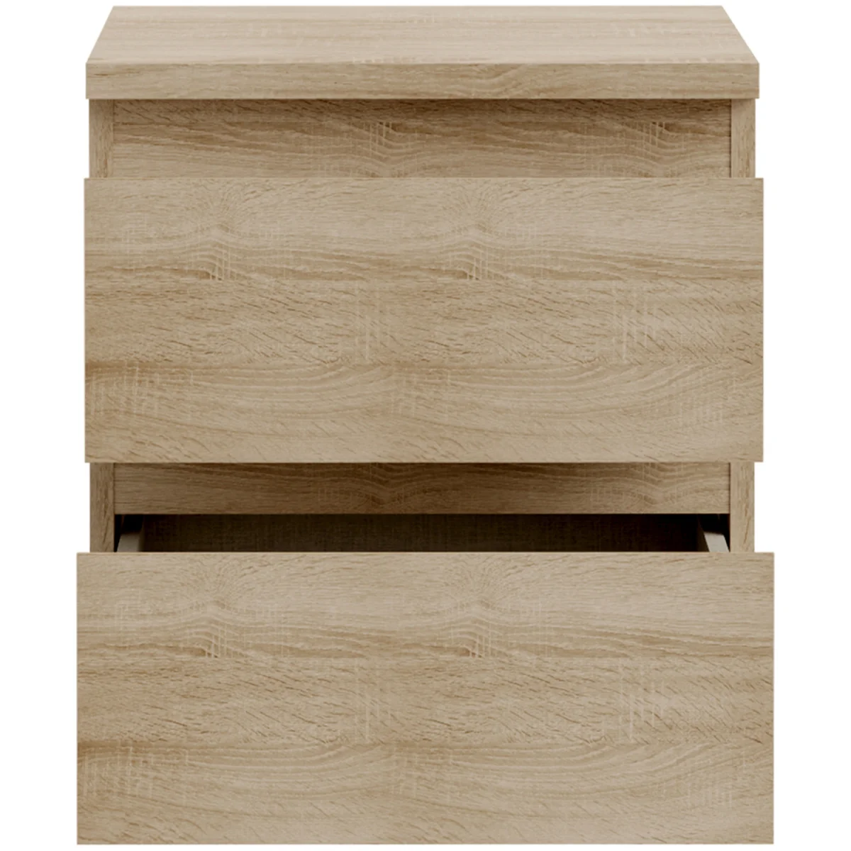 Edmore 2 Drawer Bedside - Light Grey – image 10