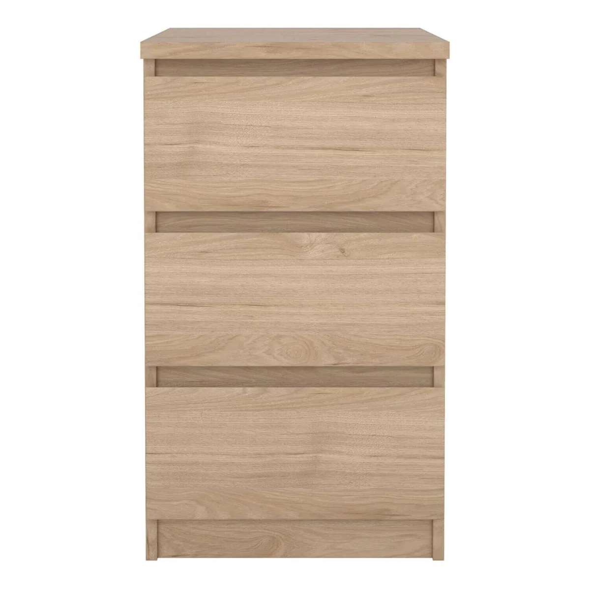 Budapest Natural Effect 3 Drawer Bedside Table - Neutral – image 3
