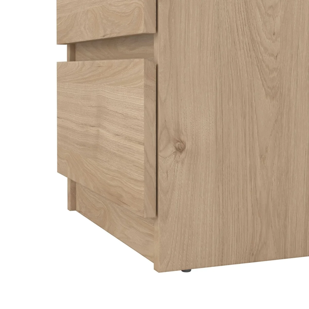 Budapest Natural Effect 3 Drawer Bedside Table - Neutral – image 5