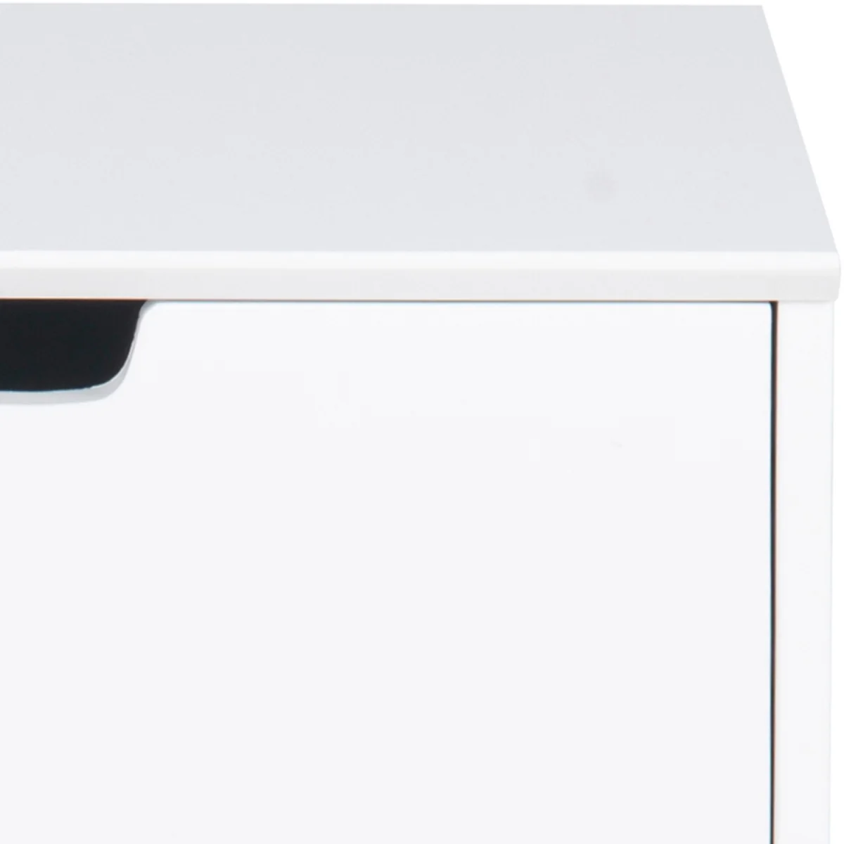 Mitra 1 Drawer Bedside Table - White – image 6