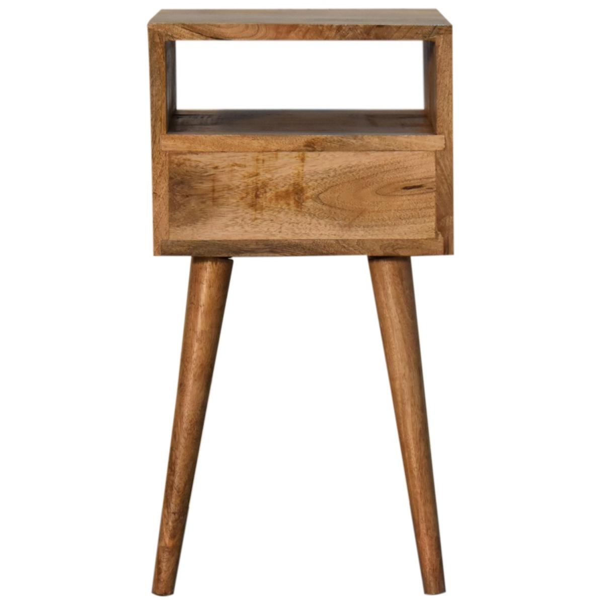Mini Sky Blue Hand Painted Wood Bedside Table - Turquoise – image 7