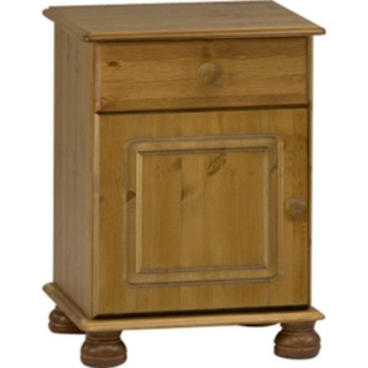 Steens Richmond Bedside Table - Cream & Pine – image 4