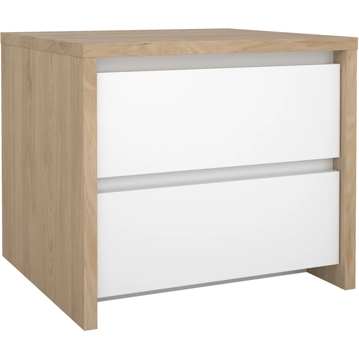 Next Nightstand 2 Drawers - Jackson Hickory – image 2