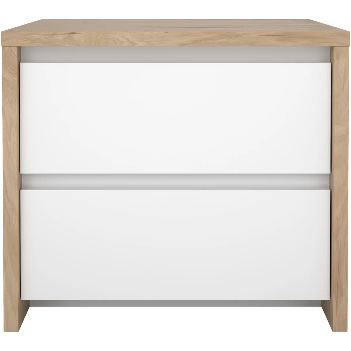 Next Nightstand 2 Drawers - Jackson Hickory – image 3
