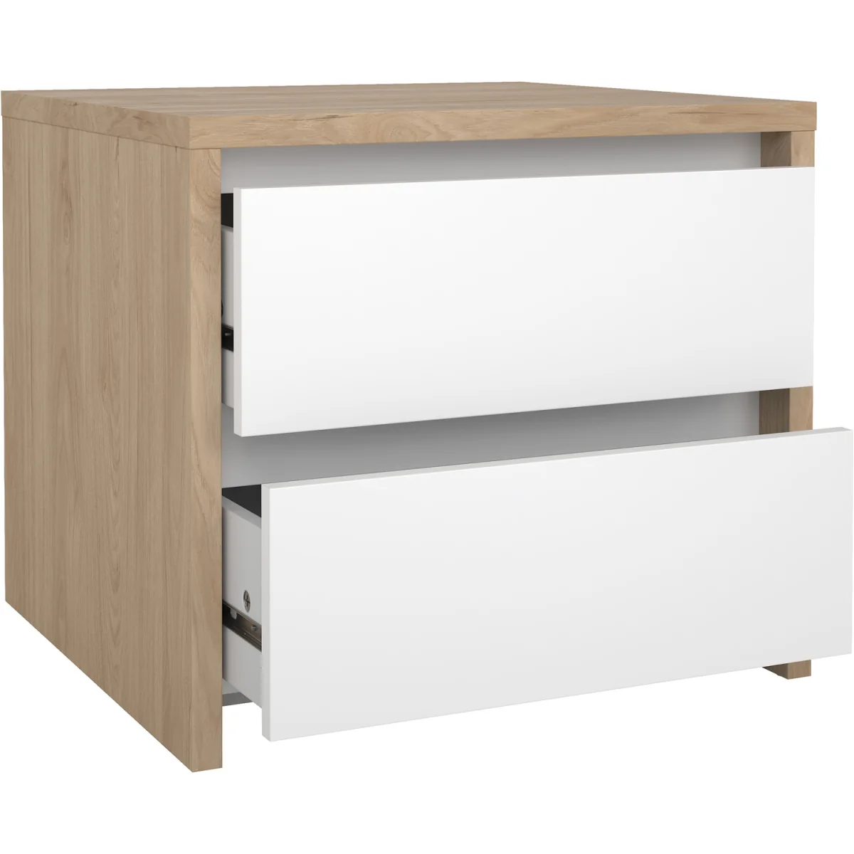 Next Nightstand 2 Drawers - Jackson Hickory – image 4