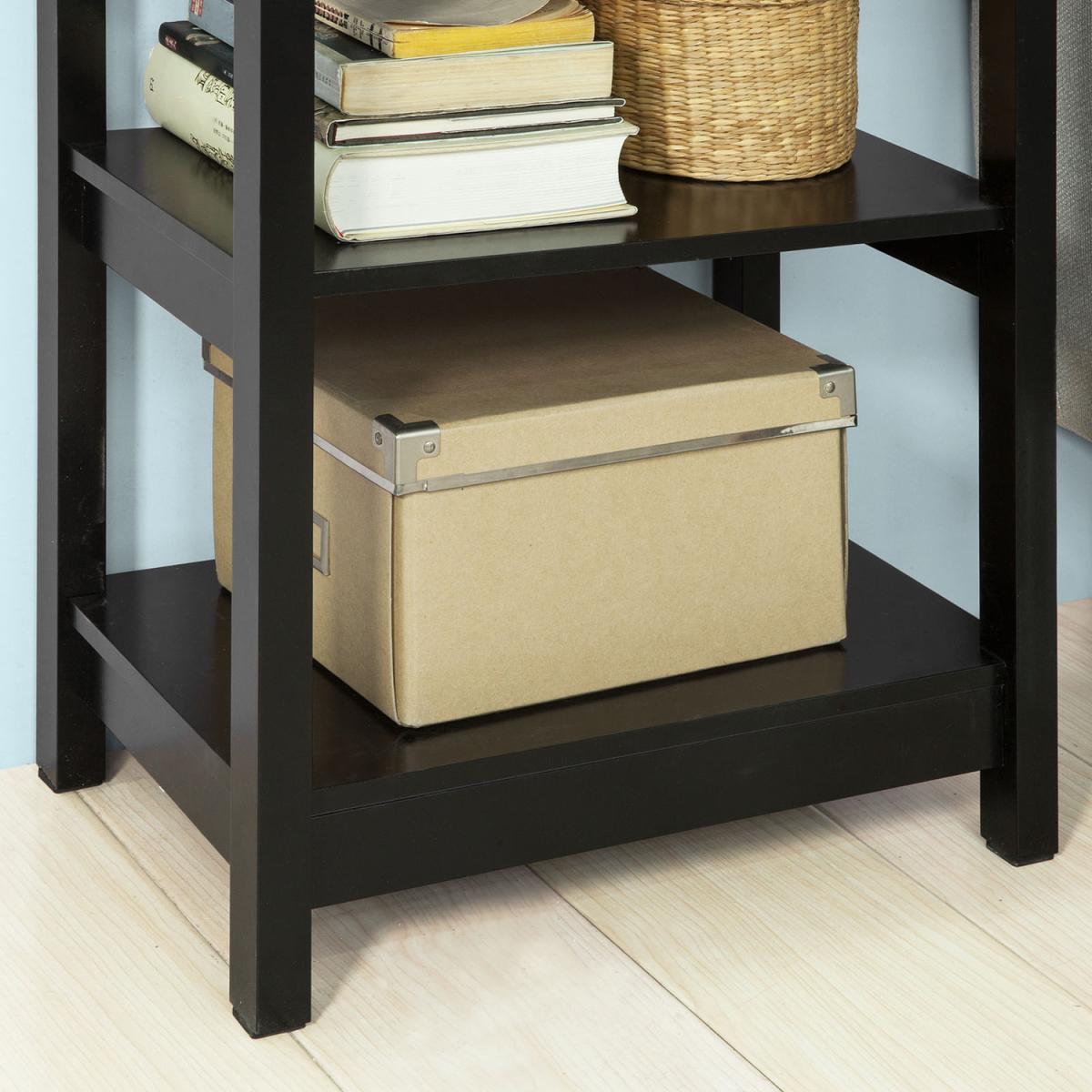 SoBuy Bedside Table with 1 Drawer 2 Shelves – image 2