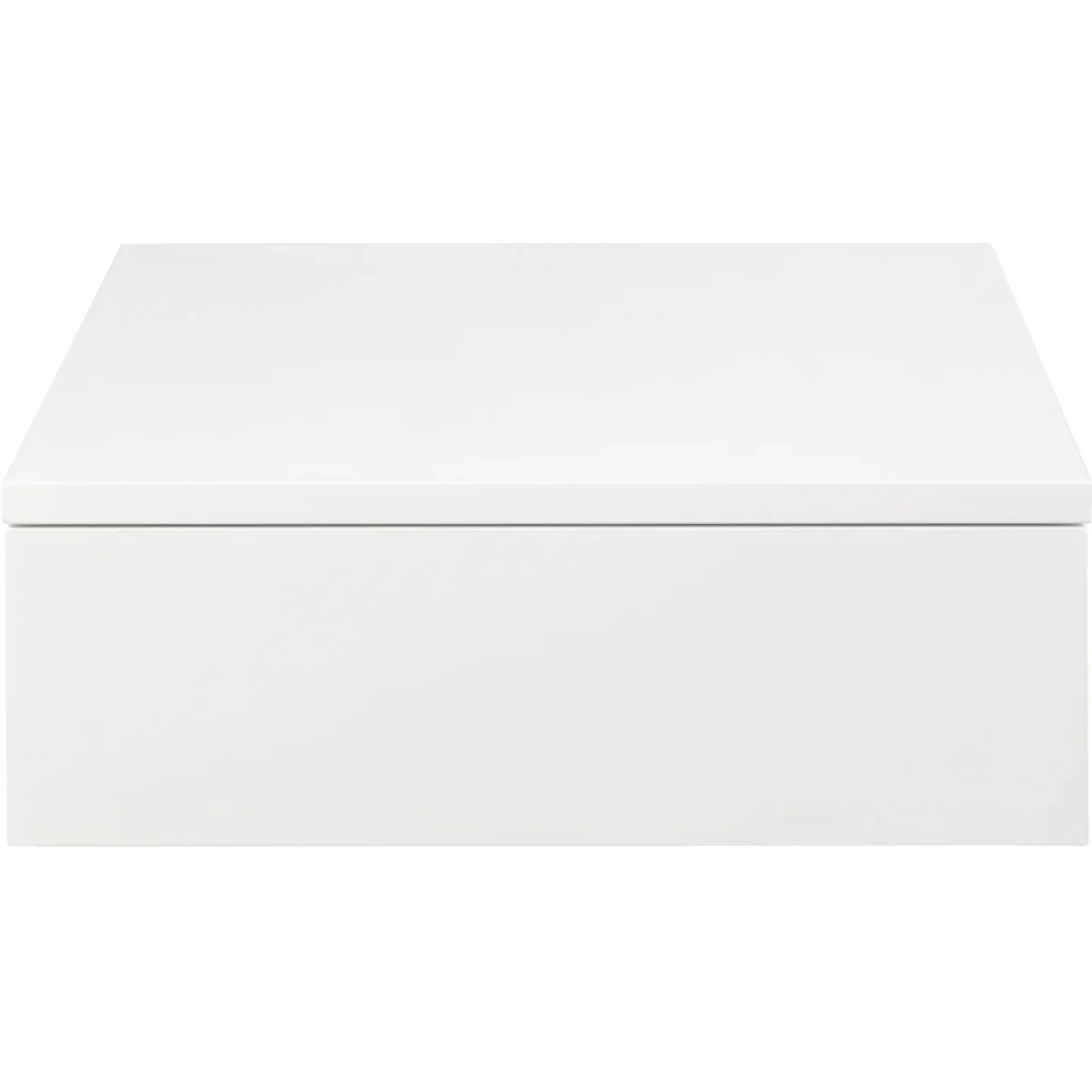 Avignon Square Bedside Table 1 Drawer - White – image 3