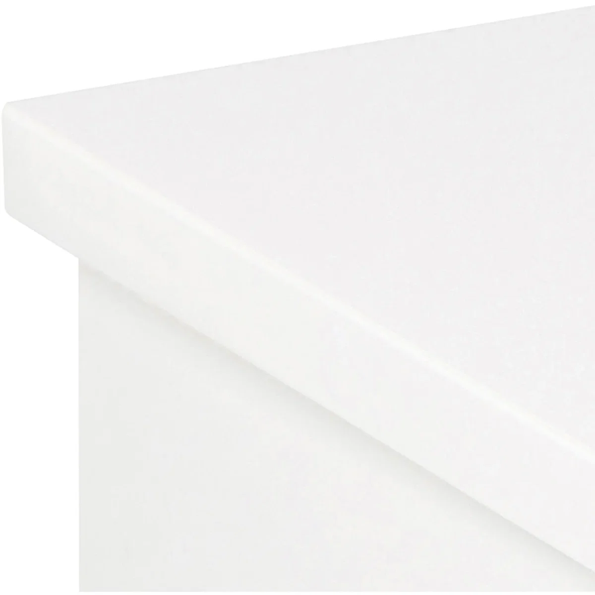 Avignon Square Bedside Table 1 Drawer - White – image 5