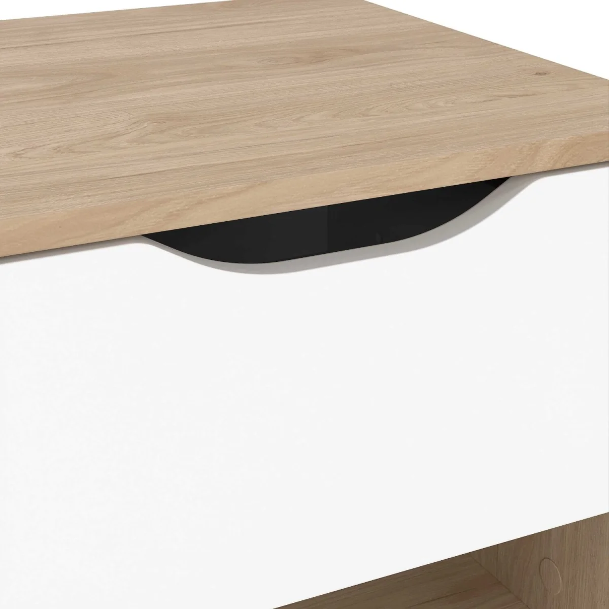 Hobro 1 Drawer Nightstand Natural - Neutral – image 7