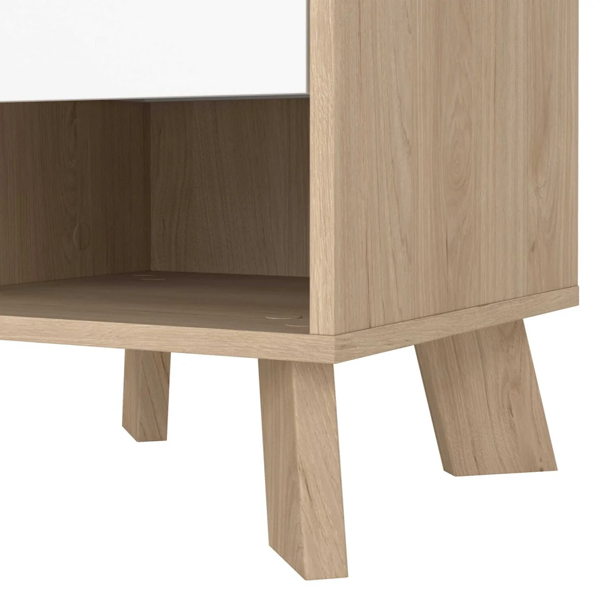 Hobro 1 Drawer Nightstand Natural - Neutral – image 8
