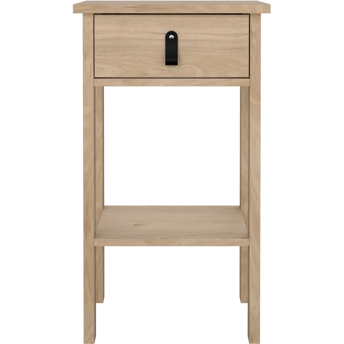 Barcelona Bedside Table with 1 Drawers in Jackson Hickory Oak - Jackson Hickory – image 3