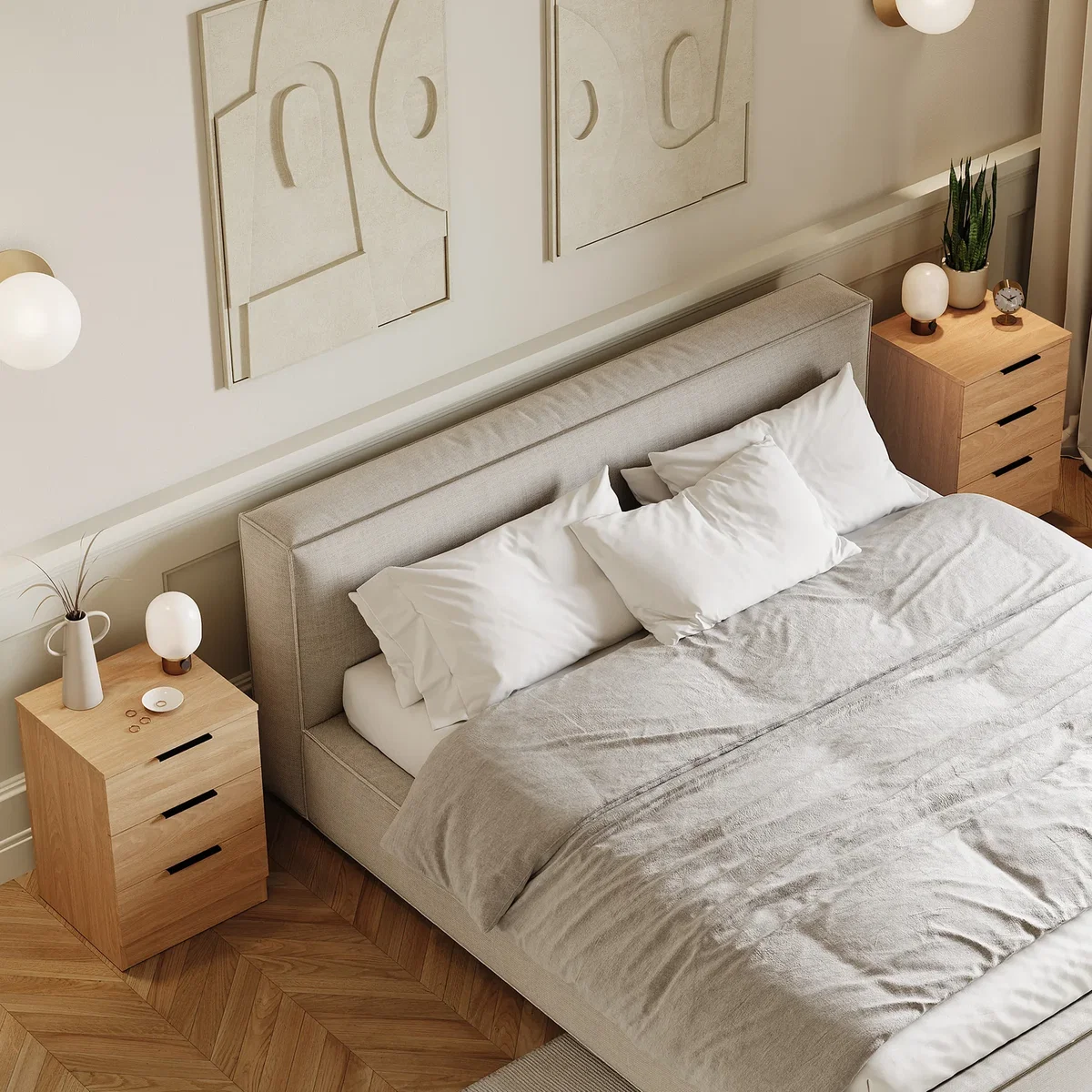 Trega 3 Drawer Bedside Chest - Pine / 1 – image 18