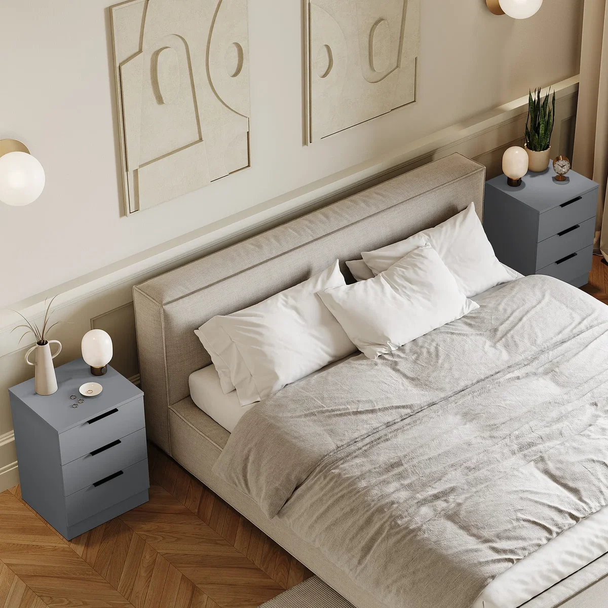 Trega 3 Drawer Bedside Chest - Pine / 1 – image 30