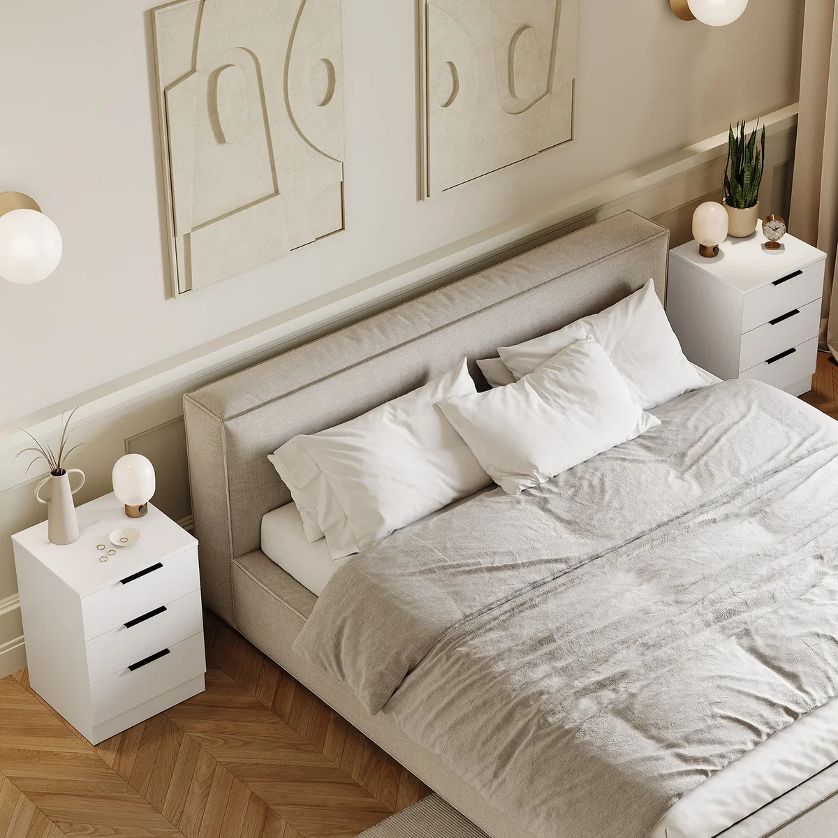 Trega 3 Drawer Bedside Chest - Pine / 1 – image 39