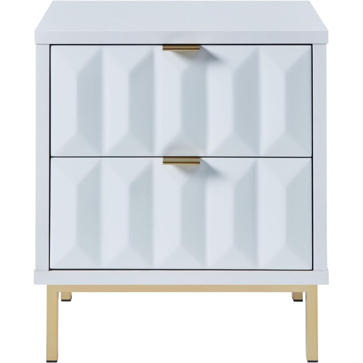 Lara Bedside Table - White – image 3
