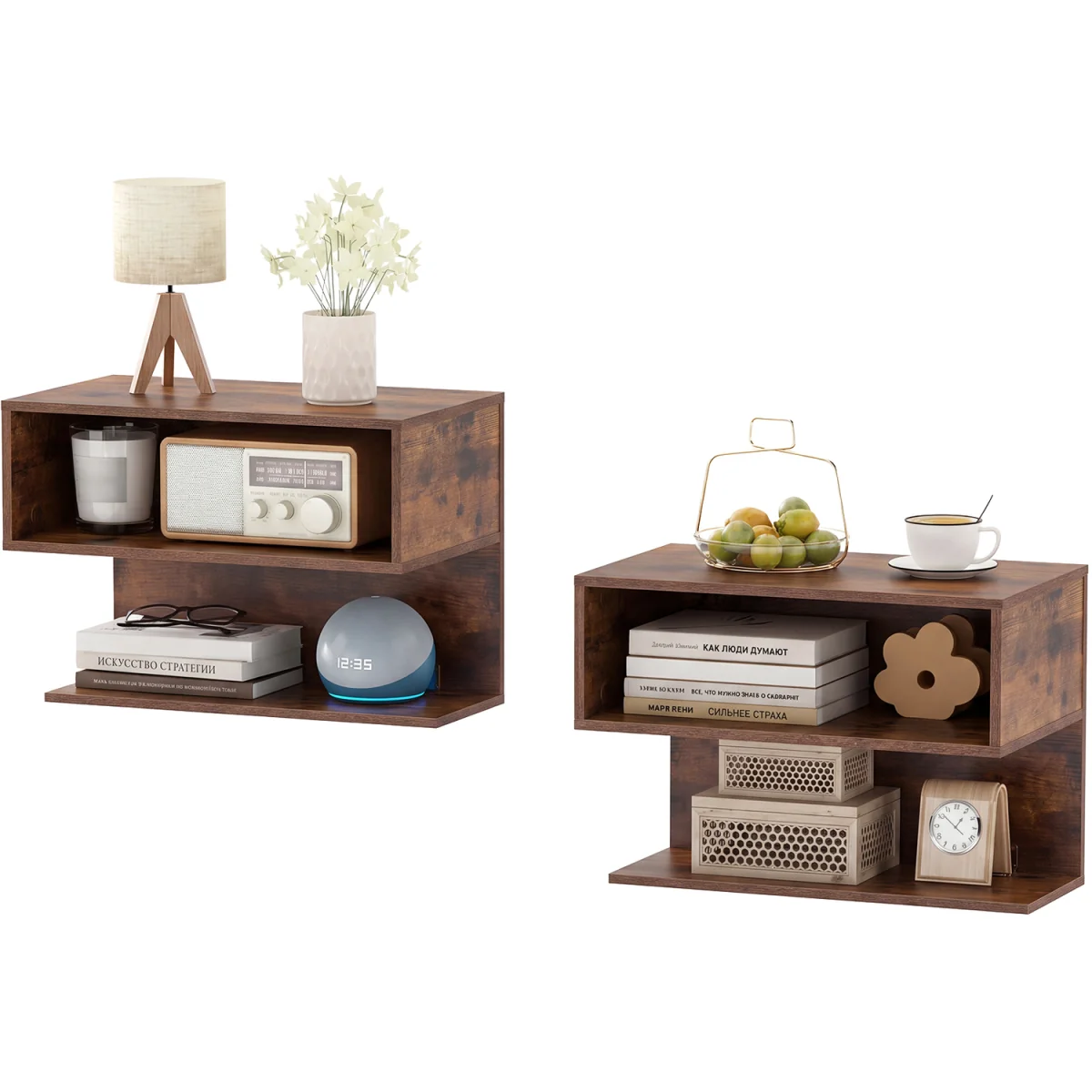 Set of 2 Floating Nightstand – image 2