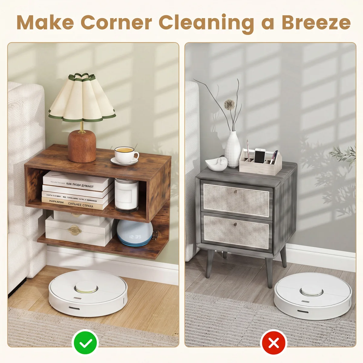 Set of 2 Floating Nightstand – image 8