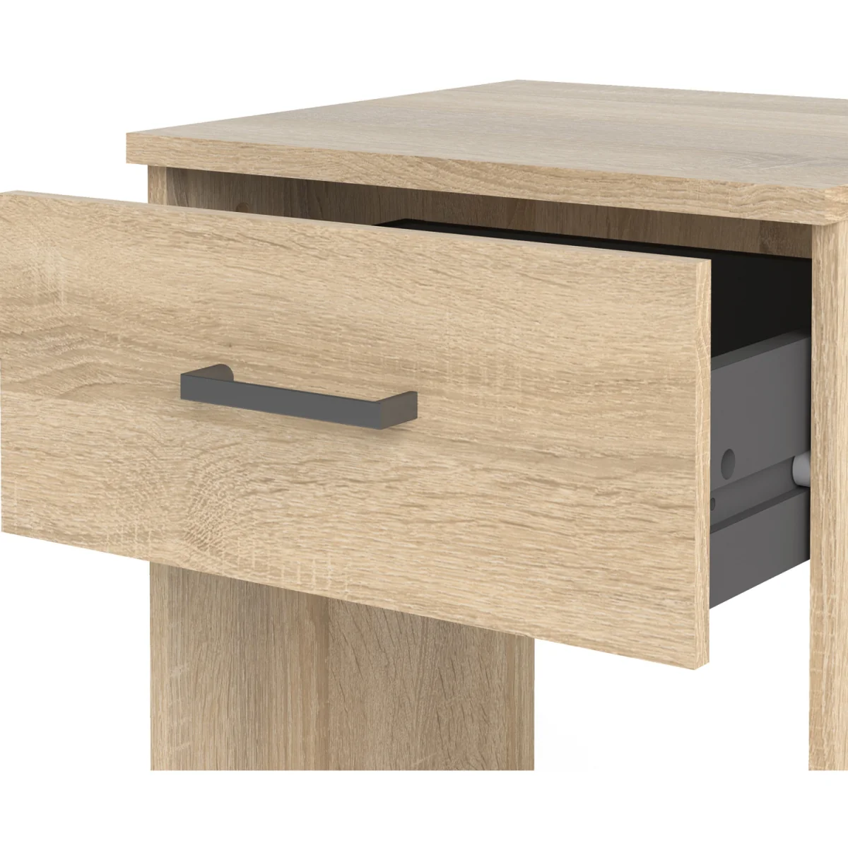 Space Bedside 1 Drawer - Oak – image 7