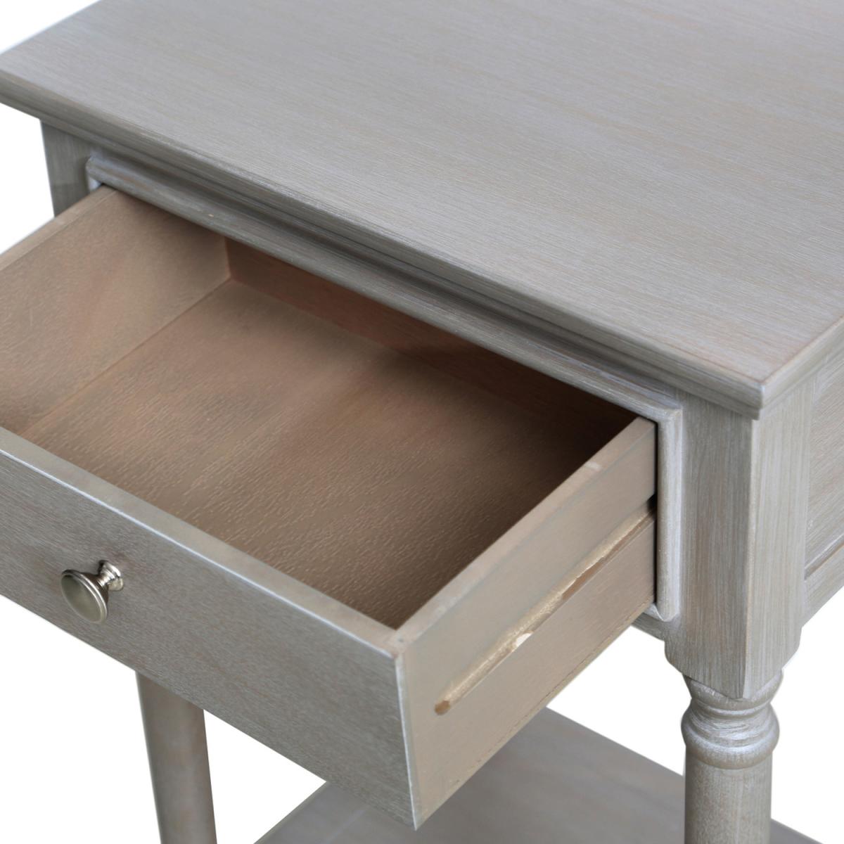 Coby One Drawer Bedside Table - Taupe – image 4