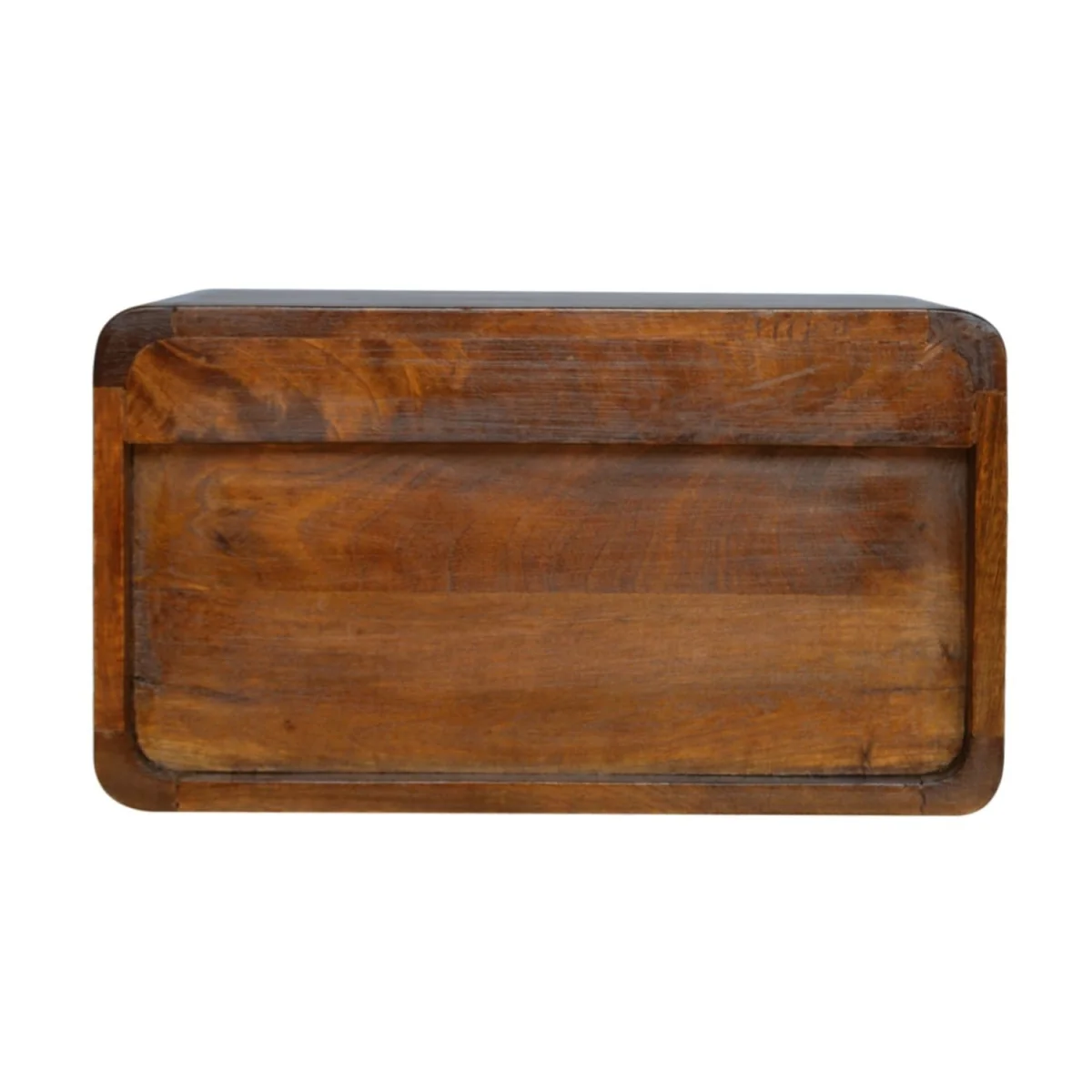 Bologna Chestnut Mango Wood Floating Bedside Table with Drawer - Brown – image 8