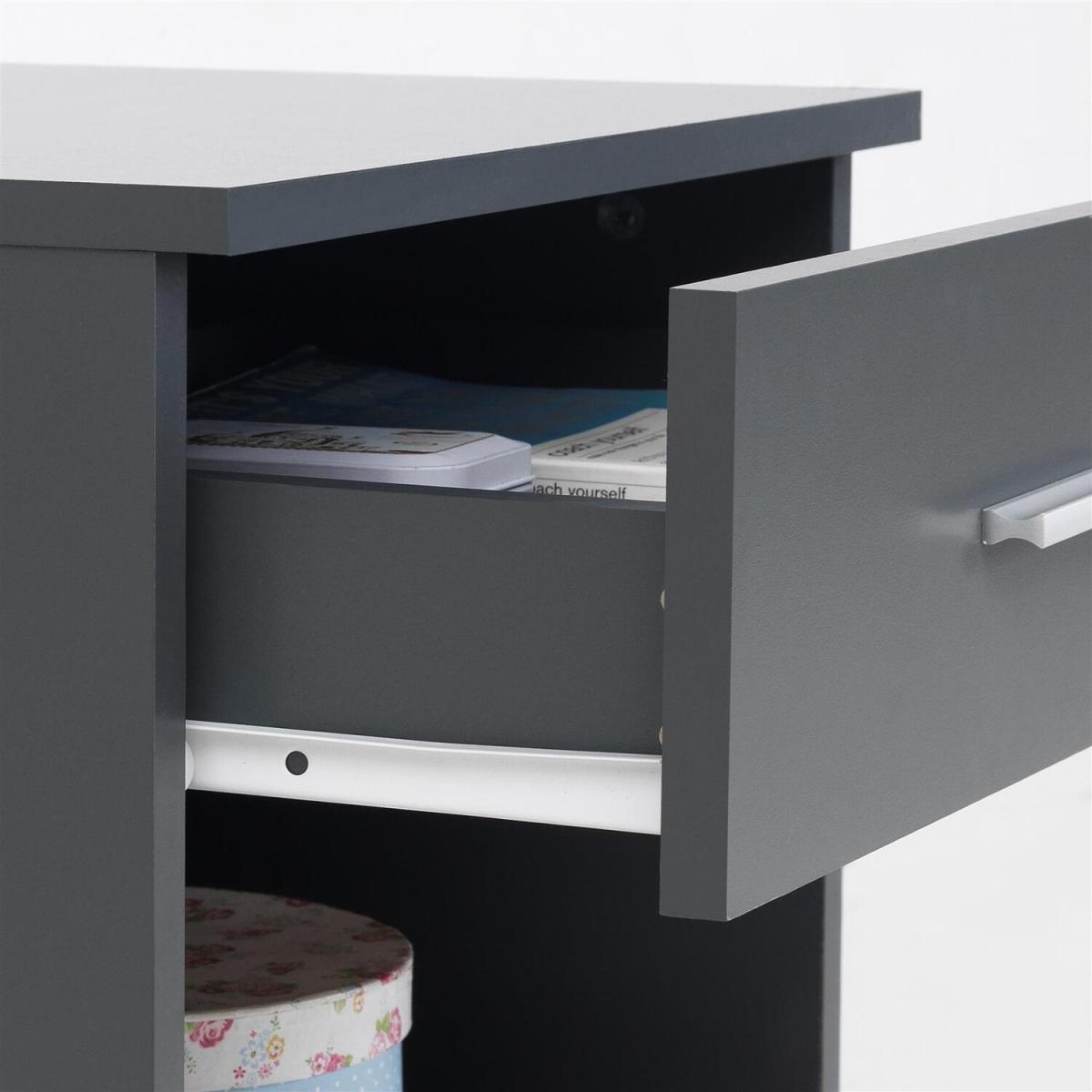 Rio Costa 1 Drawer Bedside Table - Beech – image 11