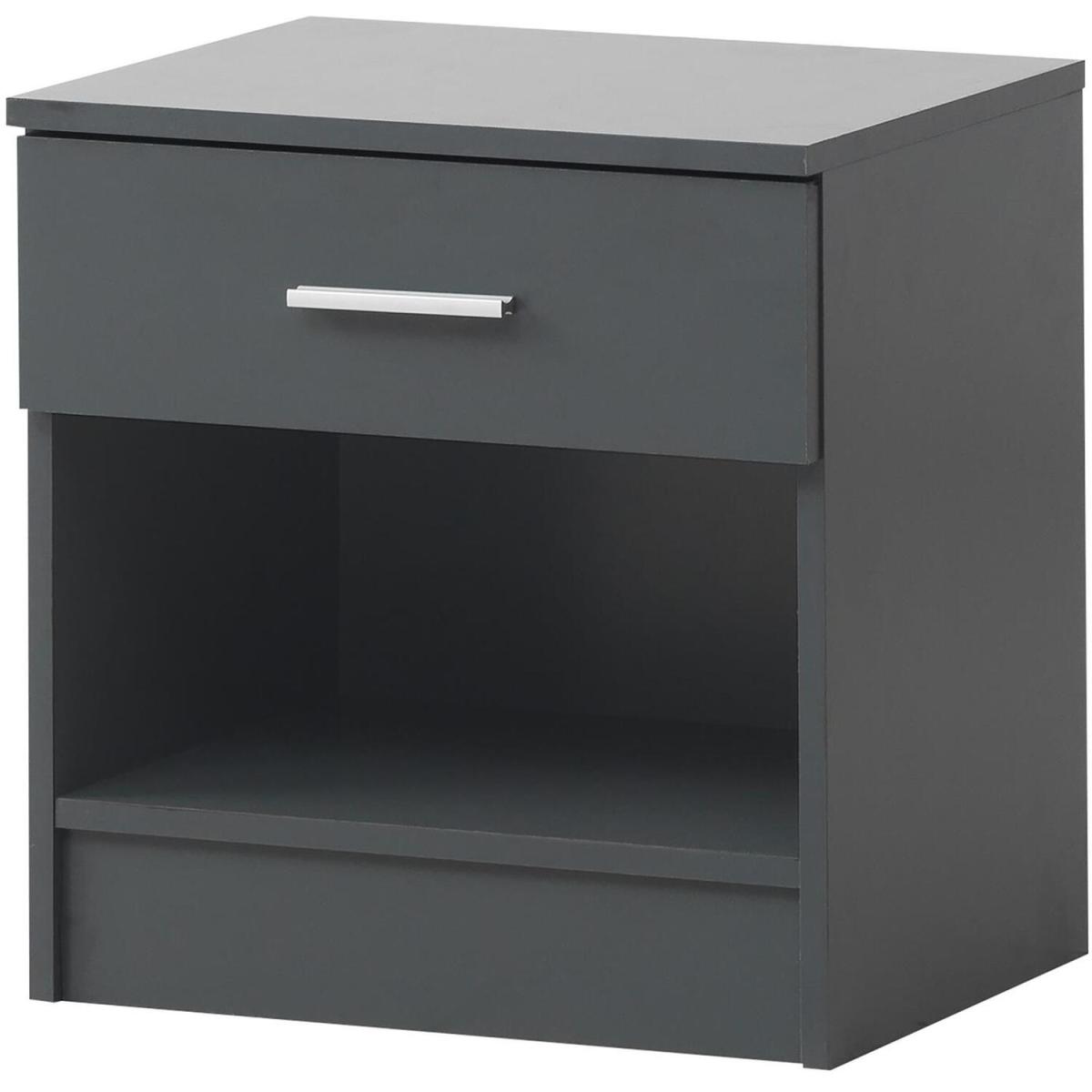 Rio Costa 1 Drawer Bedside Table - Beech – image 9