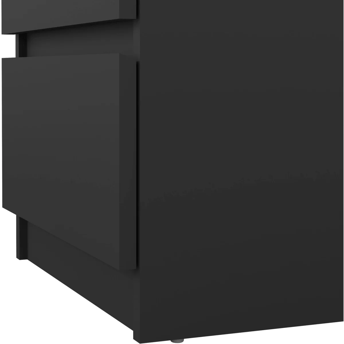 Naia Bedside 3 Drawers in Black Matt - Black Matt – image 6