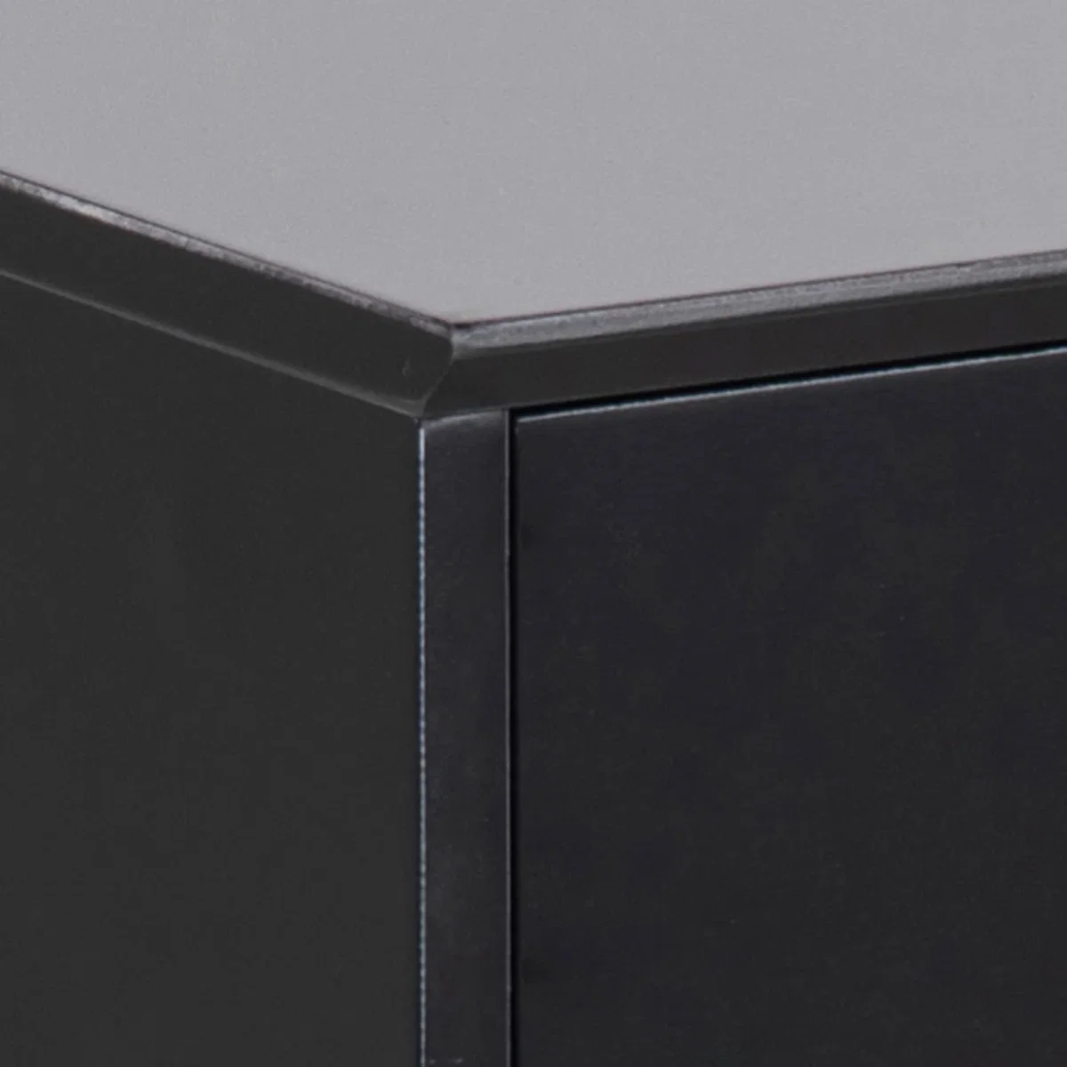 Mitra 1 Drawer Bedside Table - Black – image 5