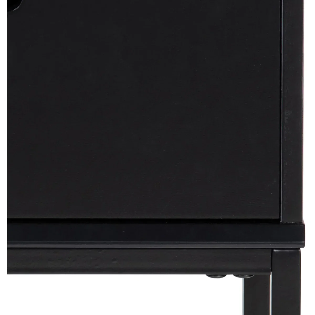 Mitra 1 Drawer Bedside Table - Black – image 6