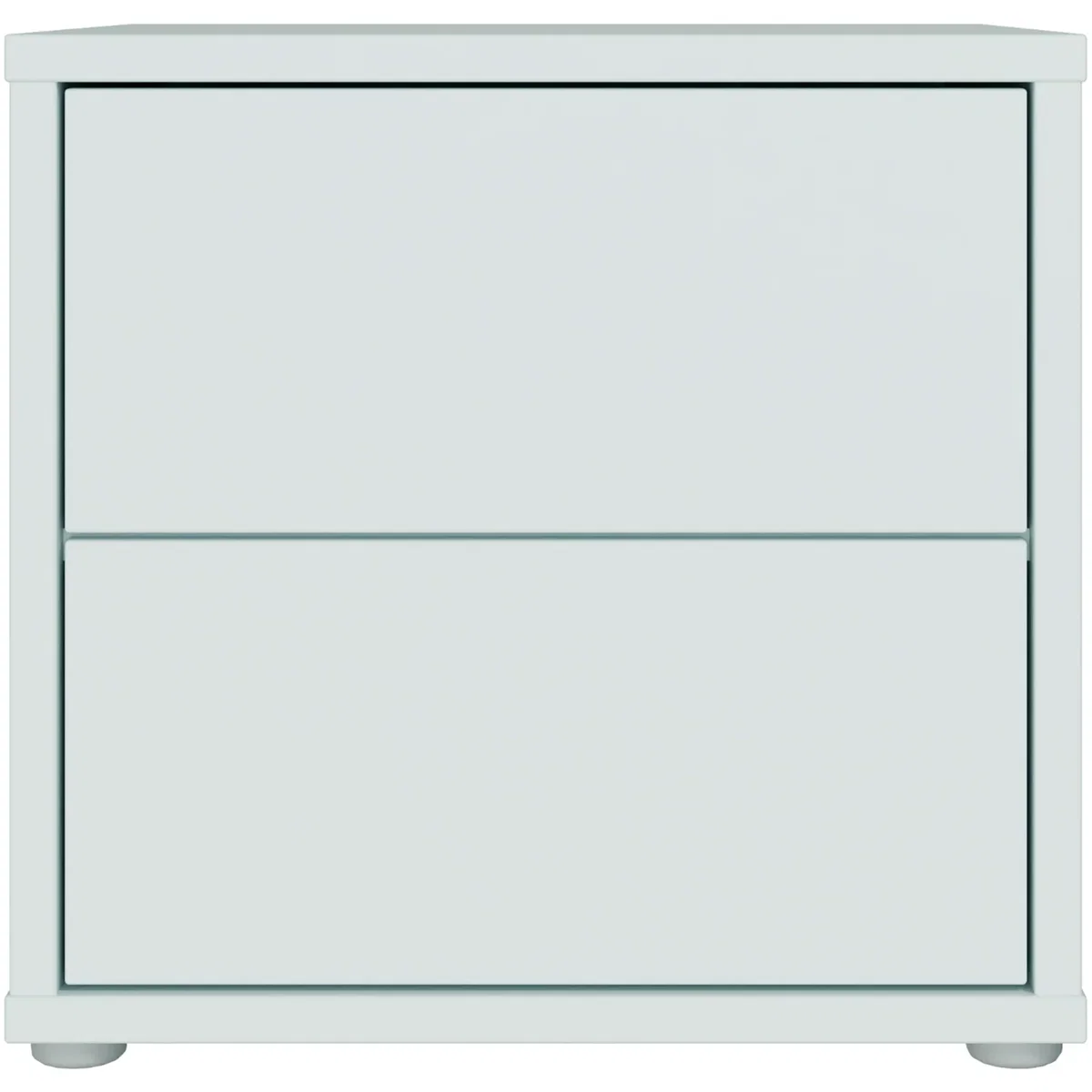 Alice Springs Low Bedside Cabinet with 2 Drawers Push-Open in Taupe - Terracotta – image 14
