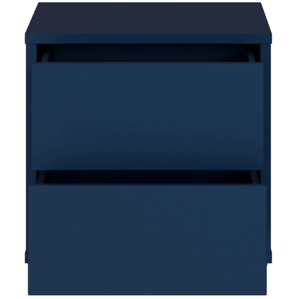 Alice Springs Low Bedside Cabinet with 2 Drawers Push-Open in Taupe - Terracotta – image 28