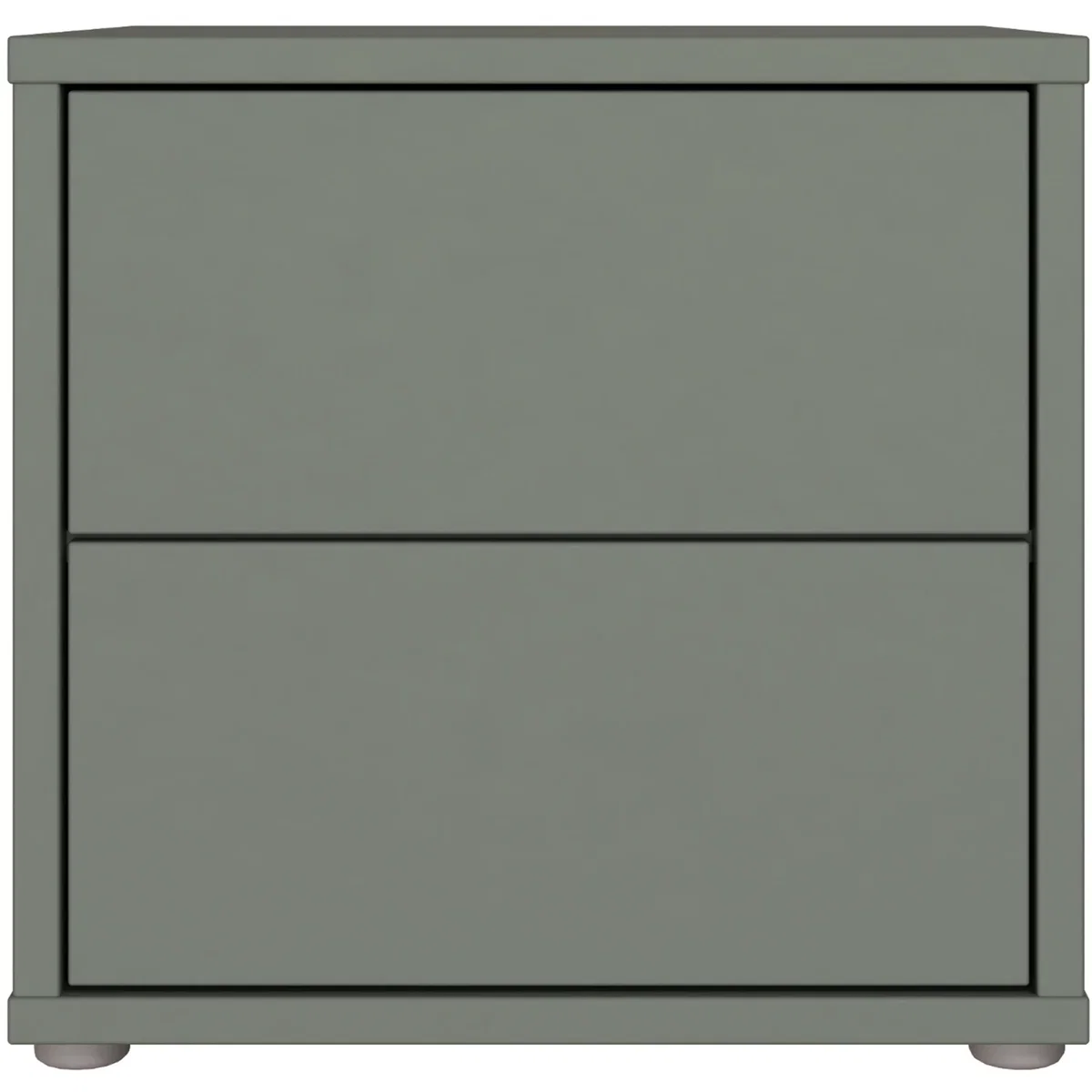 Alice Springs Low Bedside Cabinet with 2 Drawers Push-Open in Taupe - Terracotta – image 39