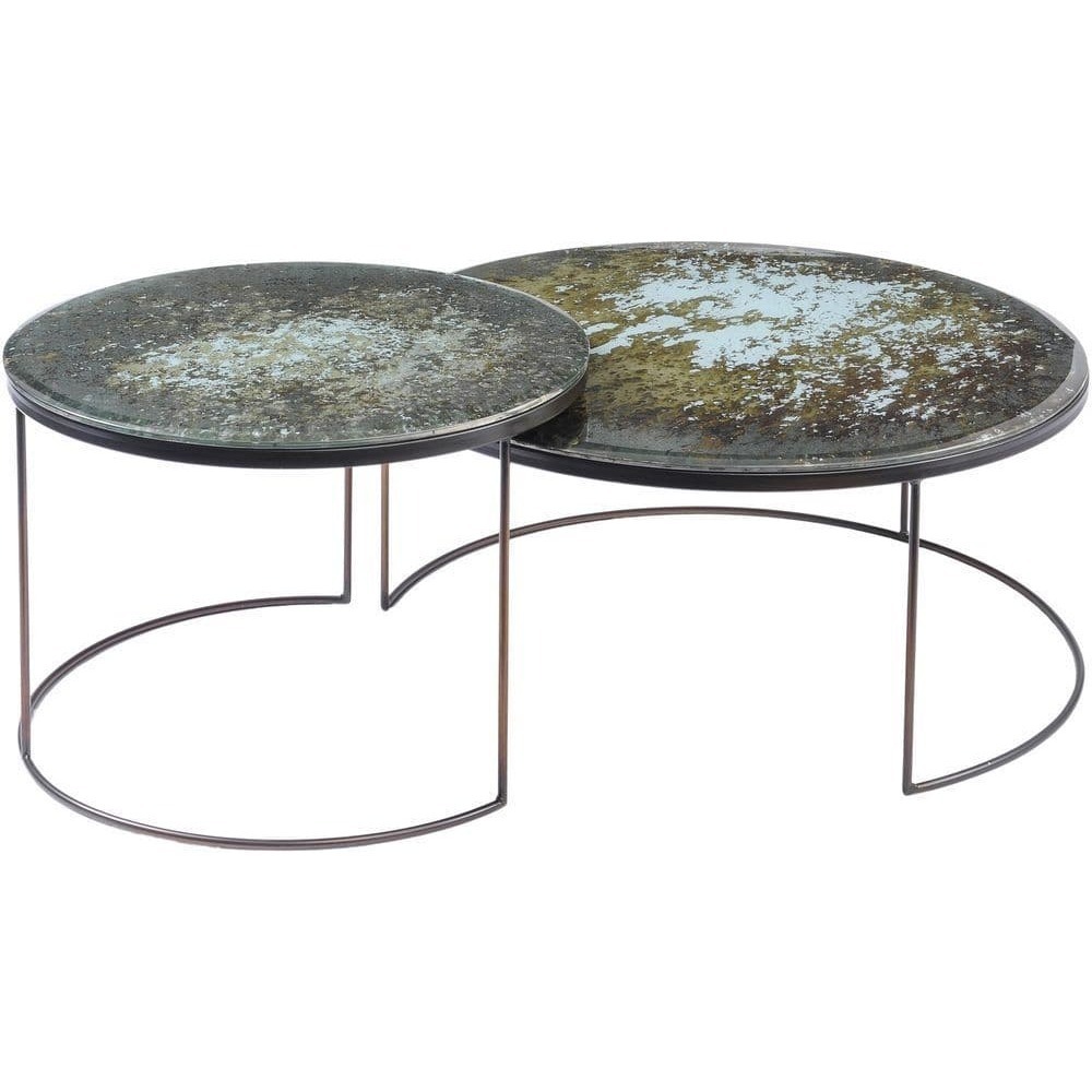 Vitrio Mottled Glass Top Coffee Table – image 4