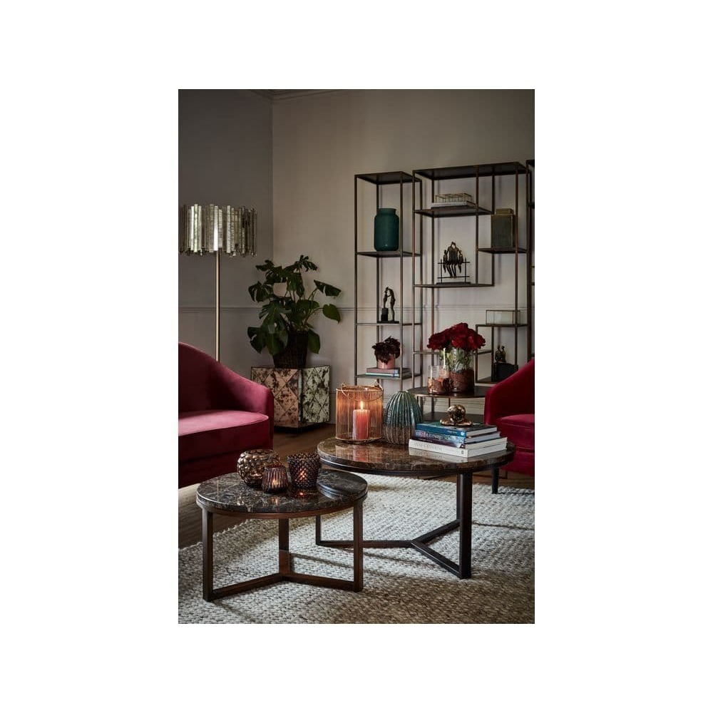 Fitzroy Emperador Brown Marble Coffee Table - Small – image 5