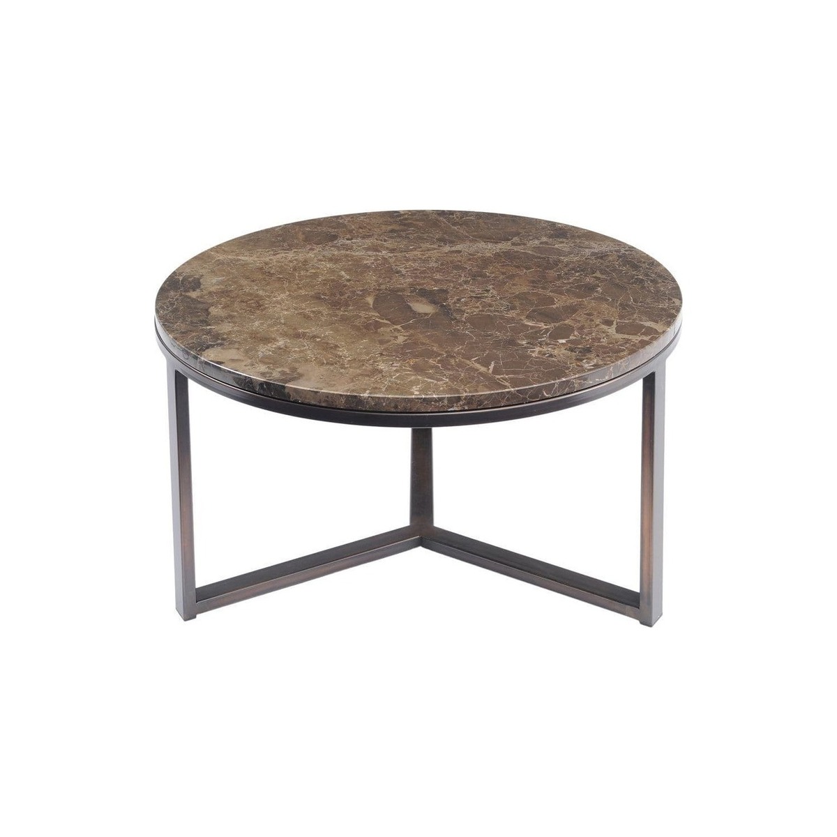 Fitzroy Emperador Brown Marble Coffee Table - Large – image 1