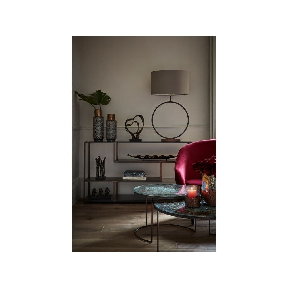 Brimstone Mottled Glass Top Coffee Table – image 5