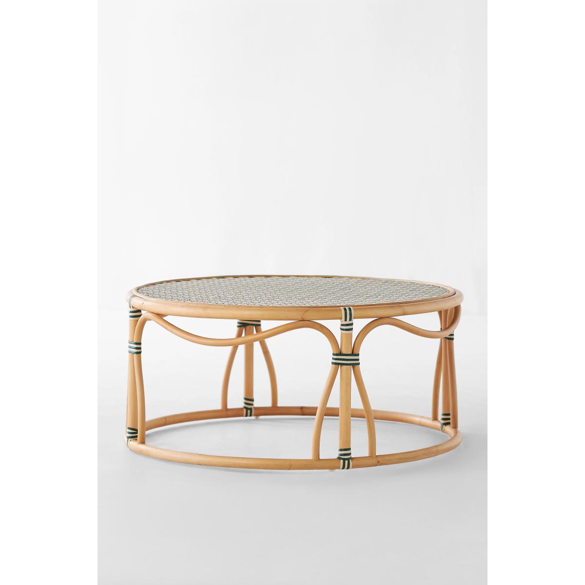 Coastal Indoor/Outdoor Rattan Coffee Table – image 2