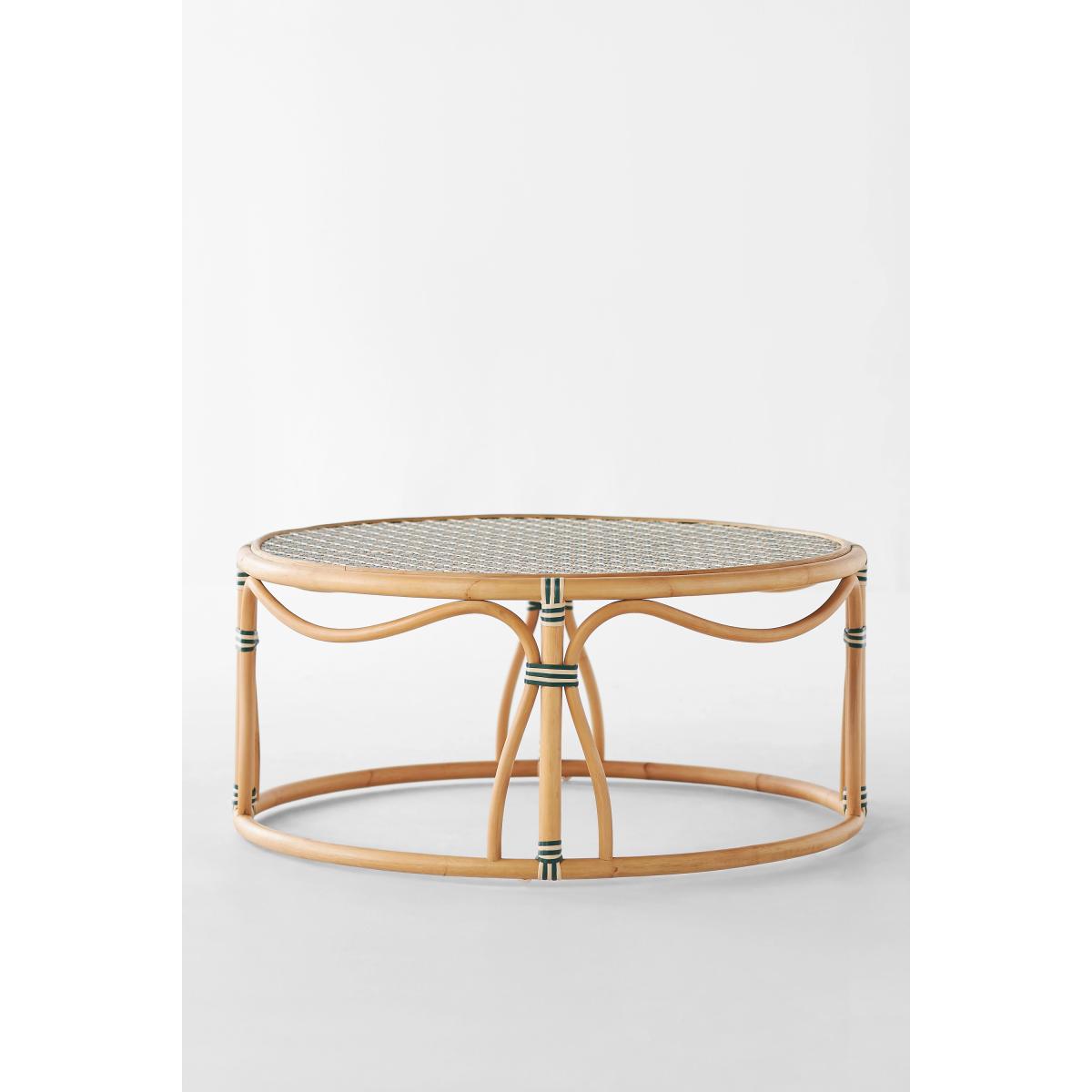 Coastal Indoor/Outdoor Rattan Coffee Table – image 4