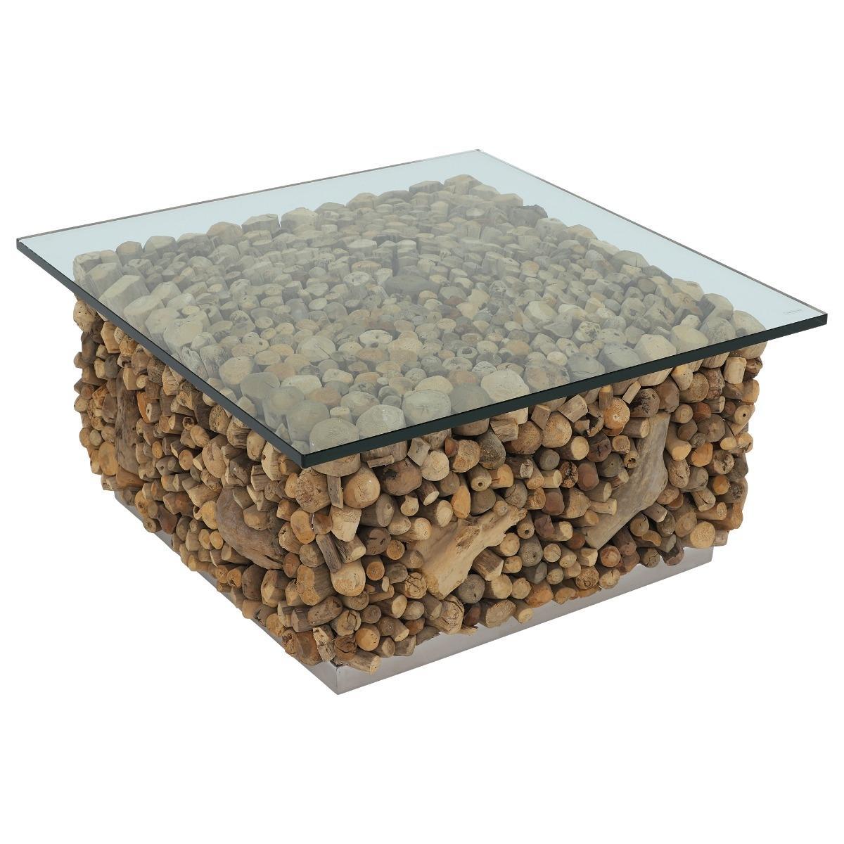 Caspian Solace Reclaimed Wood Coffee Table – image 5