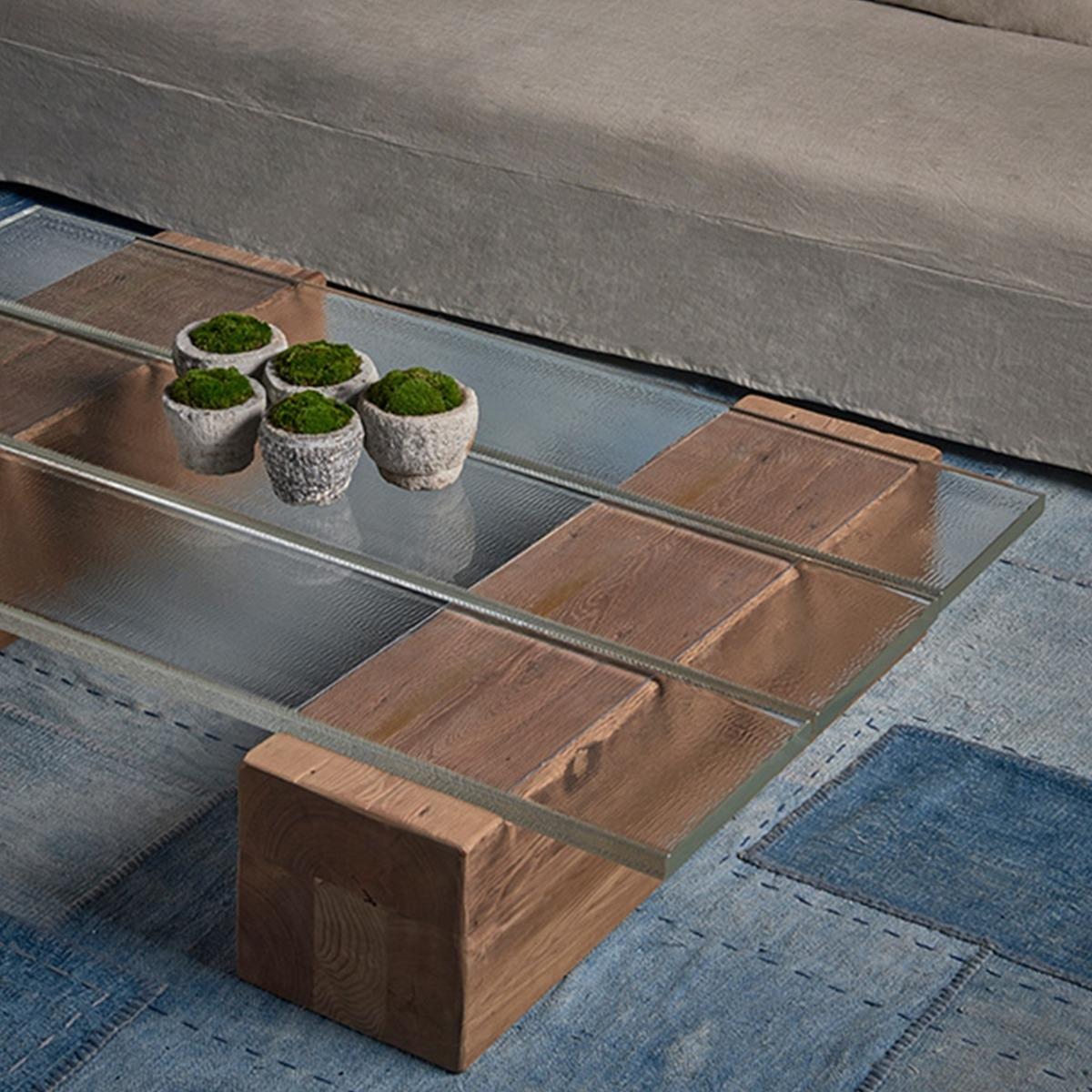 Timothy Oulton Icebeam Coffee Table, Neutral Glass | Barker & Stonehouse – image 2