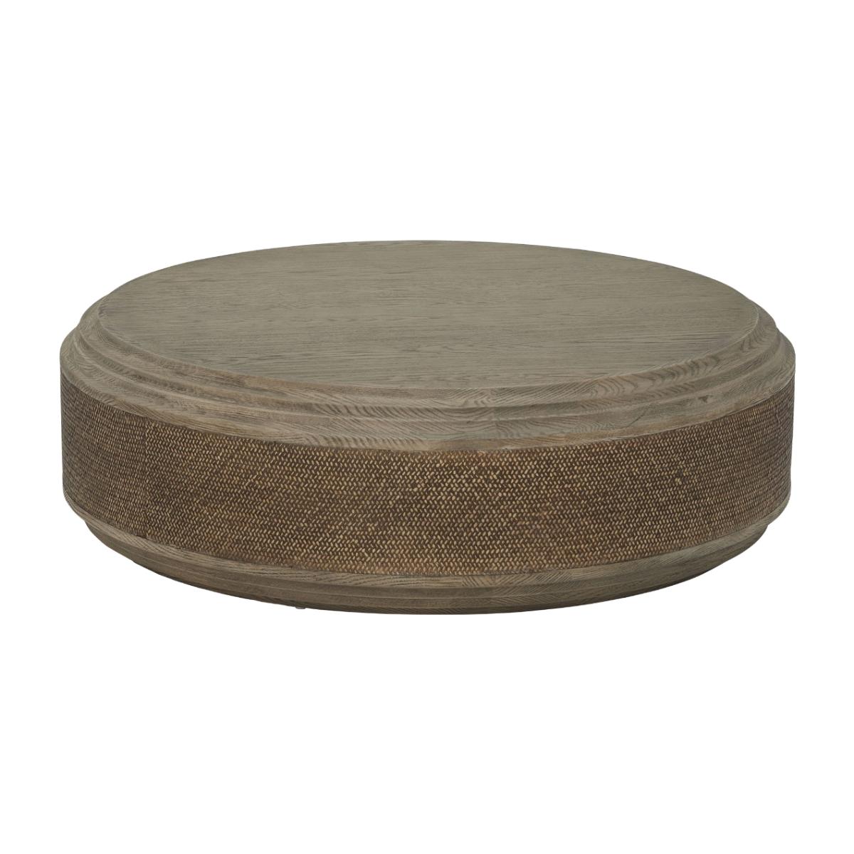 Dionne Large Round Coffee Table, Neutral Wood | Barker & Stonehouse – image 1