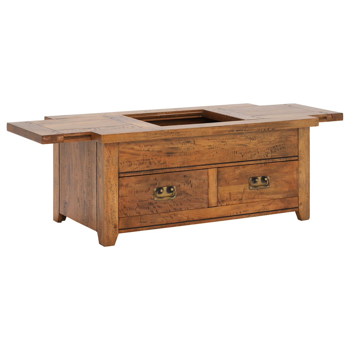 New Frontier Mango Wood Storage Coffee Table – image 4