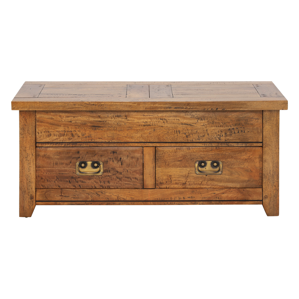 New Frontier Mango Wood Storage Coffee Table – image 2
