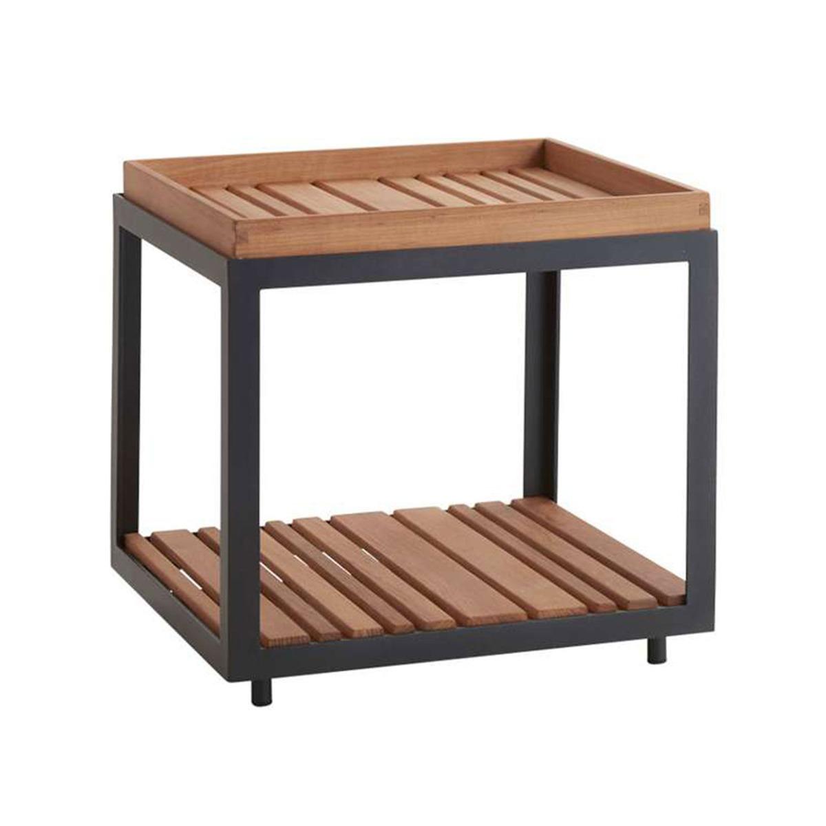 Cane Line Level Small Base Coffee Table With Set Of 2 Tops | Barker & Stonehouse – image 2
