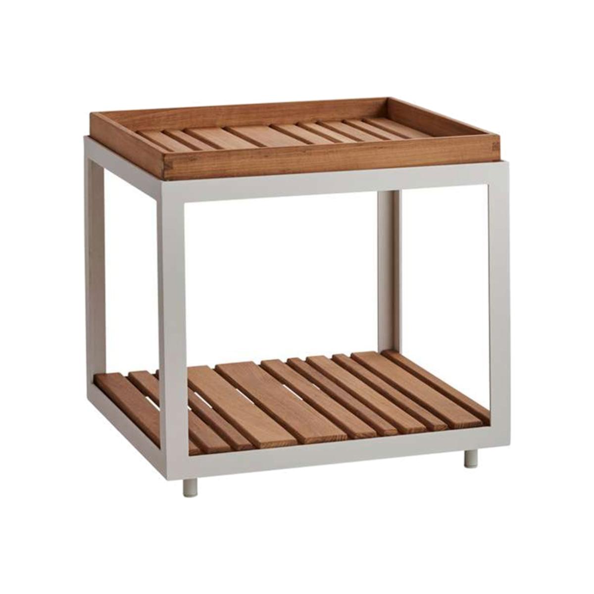 Cane Line Level Small Base Coffee Table With Set Of 2 Tops | Barker & Stonehouse – image 1