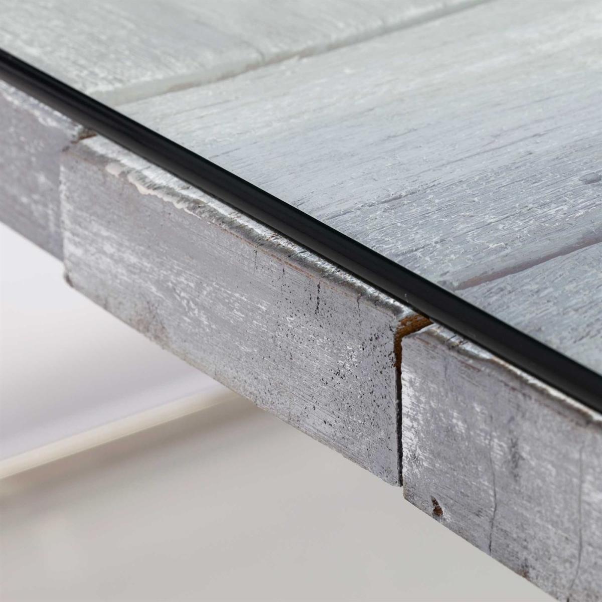 Caspian Chill Reclaimed Wood Coffee Table, Grey | Barker & Stonehouse – image 6