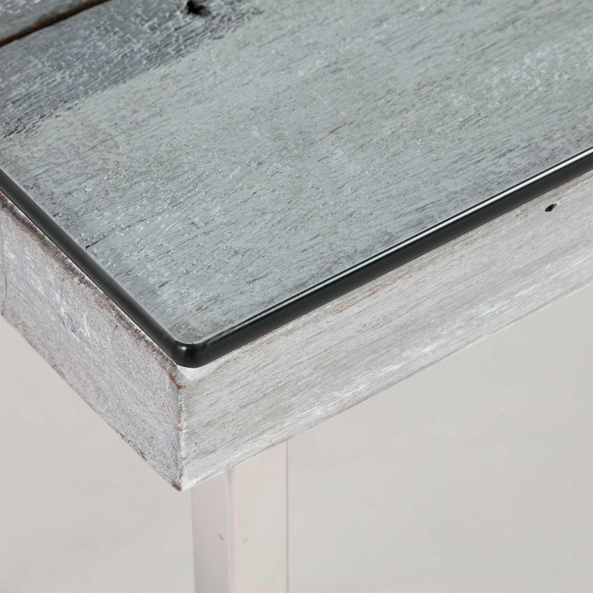Caspian Chill Reclaimed Wood Coffee Table, Grey | Barker & Stonehouse – image 7